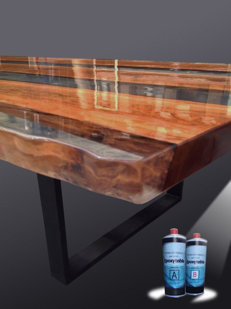 Las 3 faces para construir una mesa de madera con nuestra resina Epoxytable, hasta 10cm en una sola capa