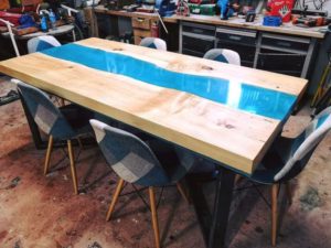 Cómo hacer una mesa efecto con resina madera - RESINAS EPOXI TRANSPARENTES RESIN PRO
