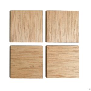 posavasos cuadrados madera