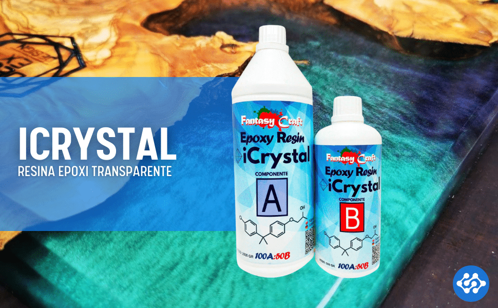 iCrystal - Resina Epoxi Transparente Efecto Cristal - Calidad al Mejor  Precio - RESINAS EPOXI TRANSPARENTES RESIN PRO