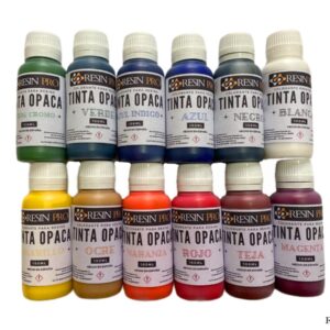 Tintas colorantes opacas en 20ml y 100ml Colores Intensos y Brillantes para Resinas Epoxi - Bricolaje, Joyería, Mesas de Resina y Creaciones Artísticas