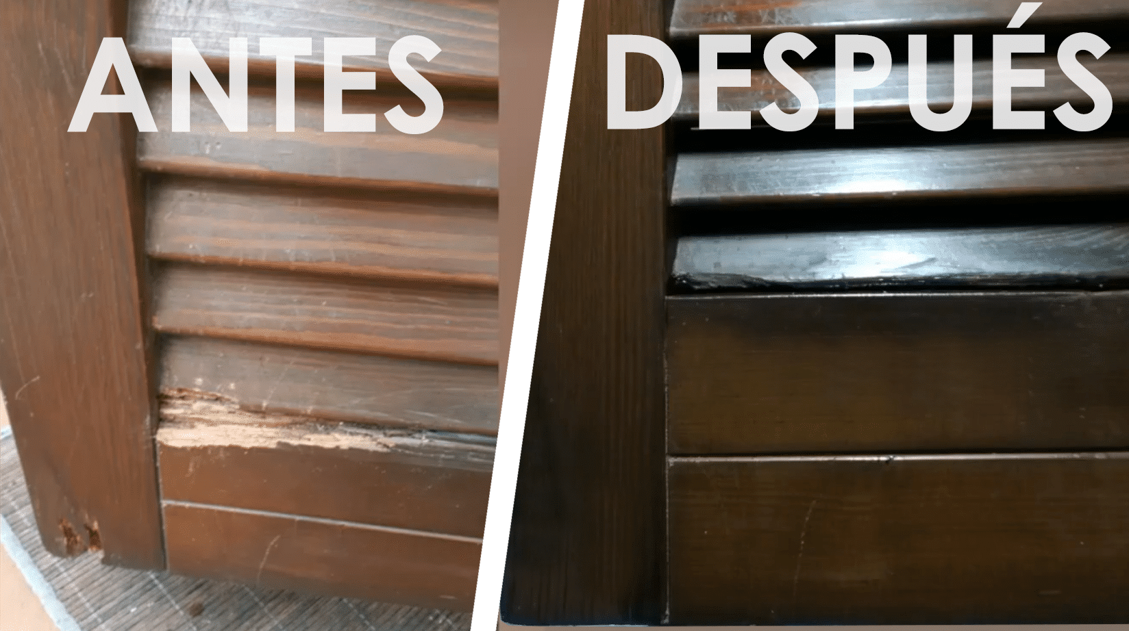 Cómo reparar madera podrida con resina epoxi