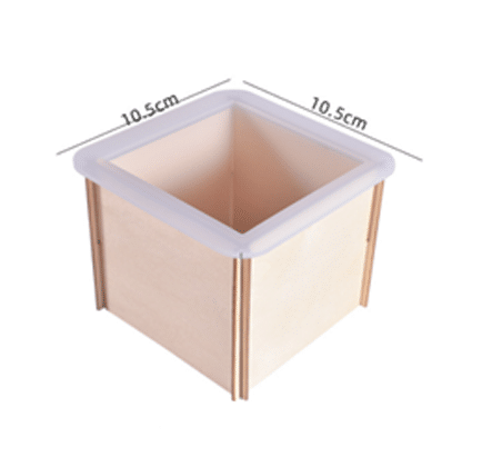 Encofrado en forma de cubo – Para proyectos de resina precisos y profesionales – 8,5×8,5 cm