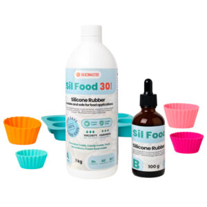SIL FOOD Silicona para moldes de comida - ¡Crea también en la cocina!