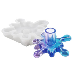 Molde porta velas Splash