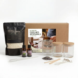 kit de iniciacion para hacer velas artesanales de cera de soja